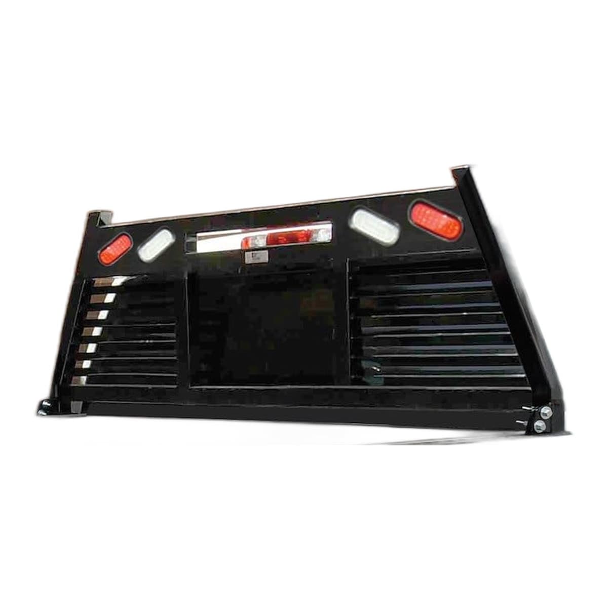 Cattleman Headache Rack | Ford F-250 F-350 F-450 F-550 Super Duty 2017-2026, Bolt-On Half Louver with Window Cutout, Powder-Coated Black