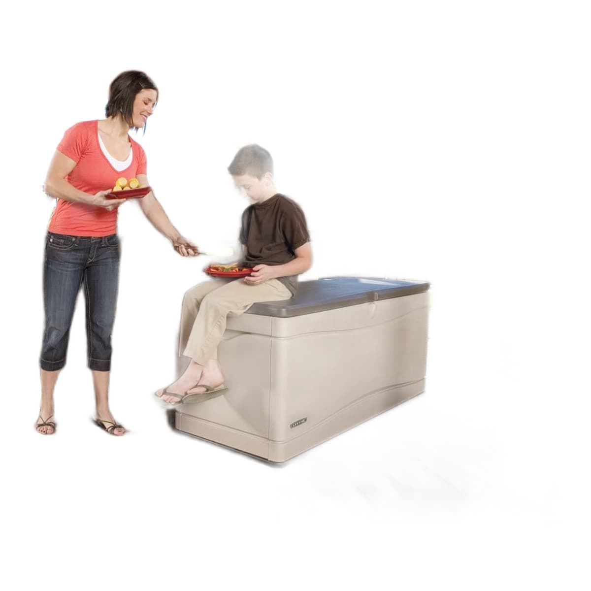 Lifetime 130-Gallon Extra Large Outdoor Storage Deck Box