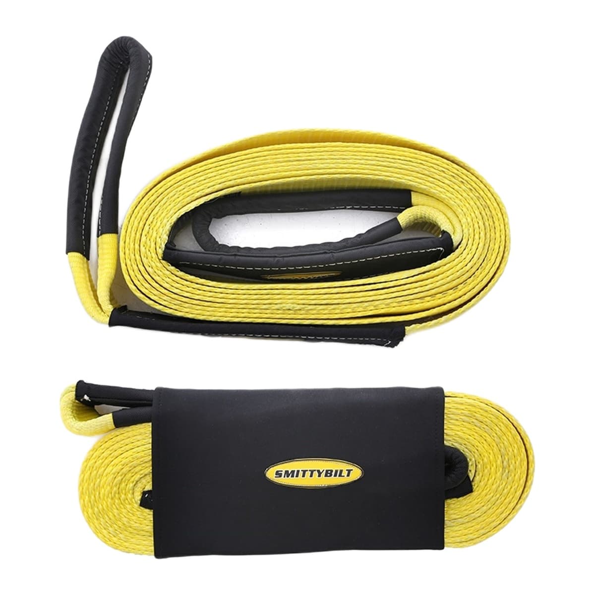 Smittybilt Recovery Tow Strap - 2 in x 30 ft, 20,000 lb
