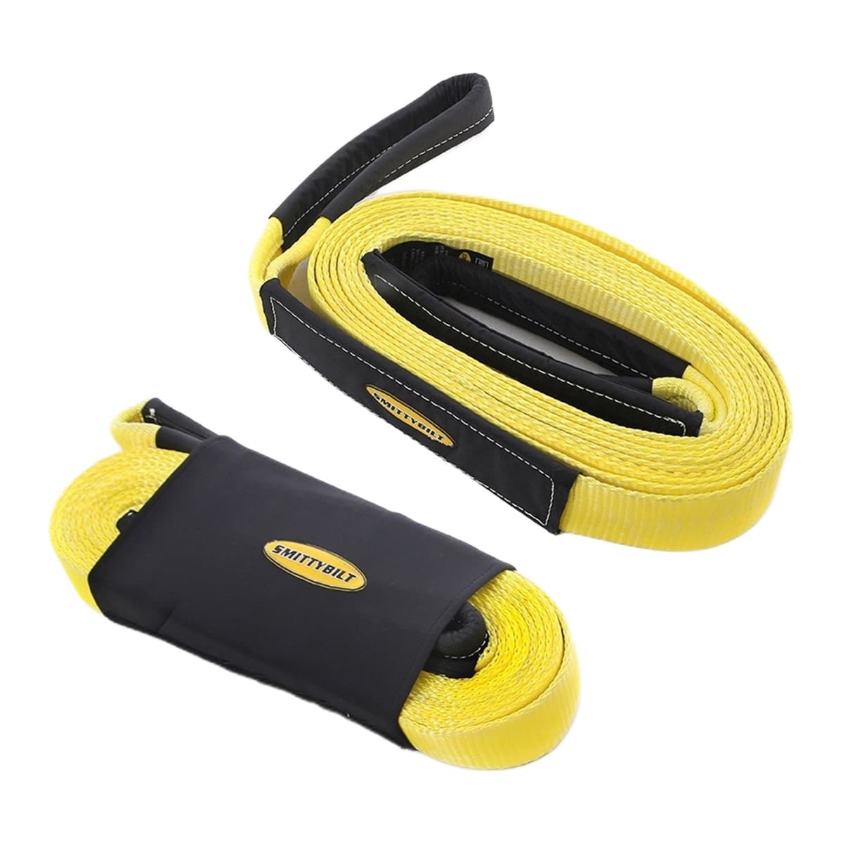 Smittybilt Recovery Tow Strap - 2 in x 30 ft, 20,000 lb