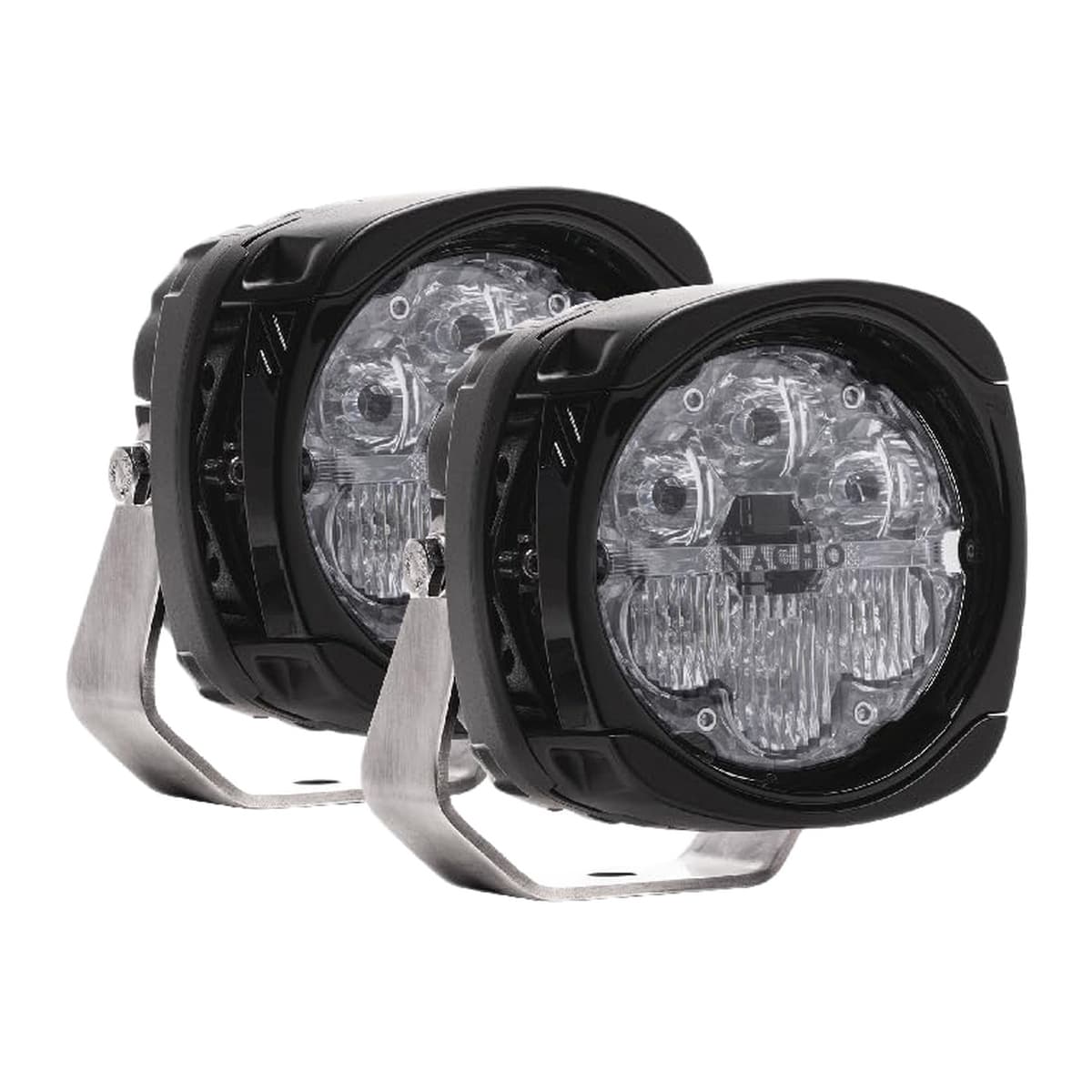 NACHO Quatro Combo PM411 4-Inch Offroad LED Lights, 60W Each - Pair (ARB)
