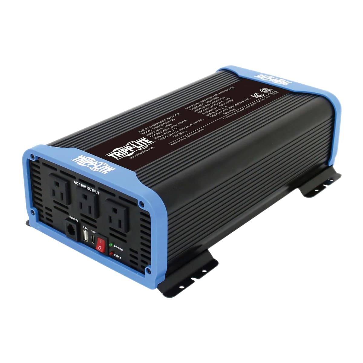 Eaton Tripp Lite 1500W Compact Pure Sine Wave Power Inverter