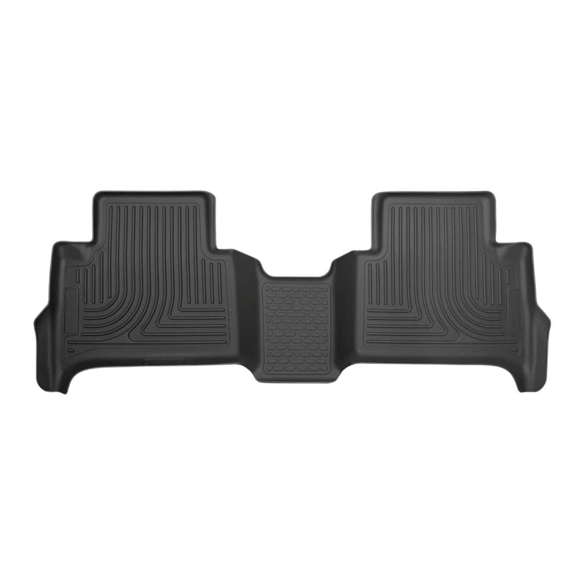 Husky Liners WeatherBeater 2nd Row Floor Liner | 2015-2022 Chevrolet Colorado & GMC Canyon, Crew Cab Only, Black