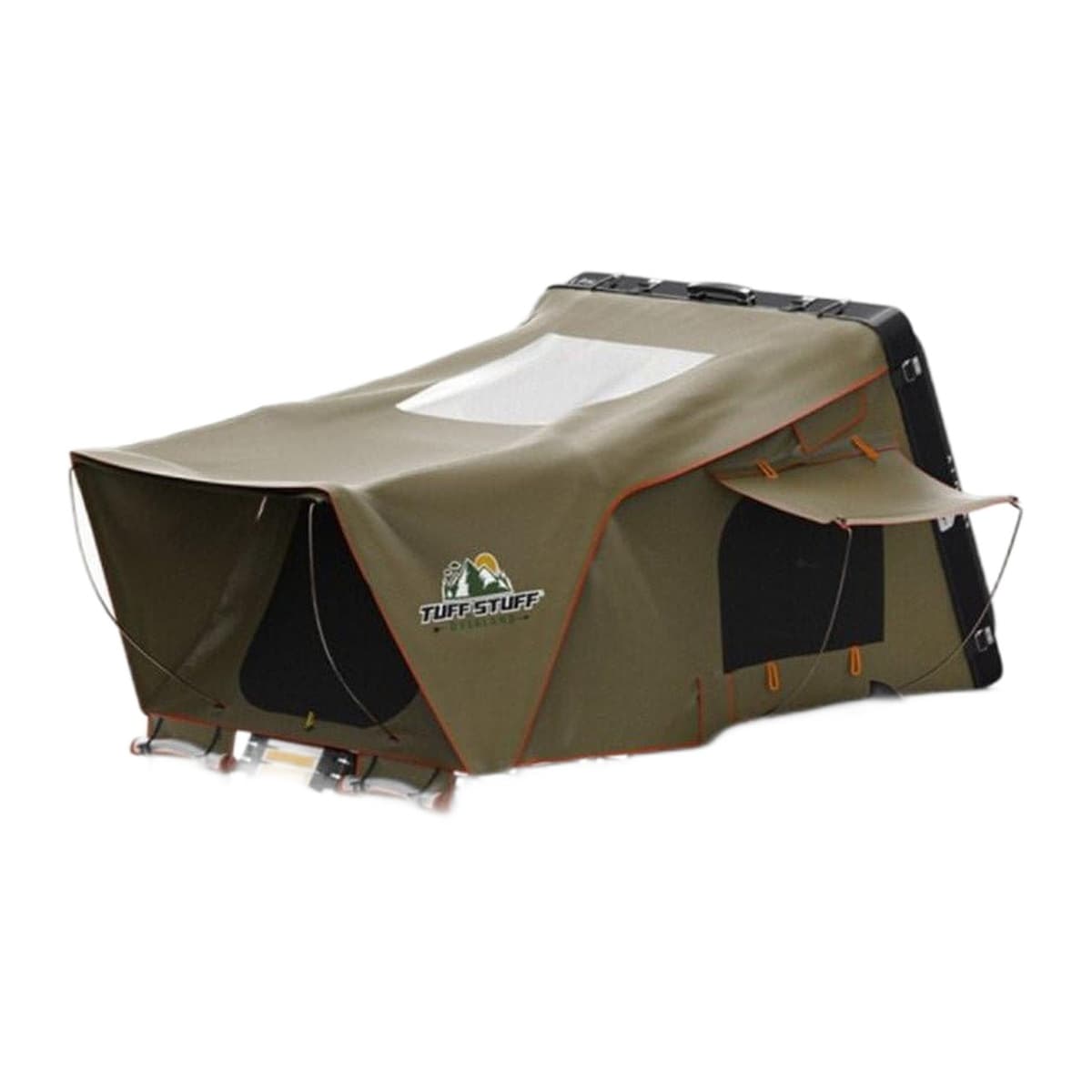 Tuff Stuff Overland Alpha II Hard Top Side-Open Rooftop Tent - 2 Person, Black