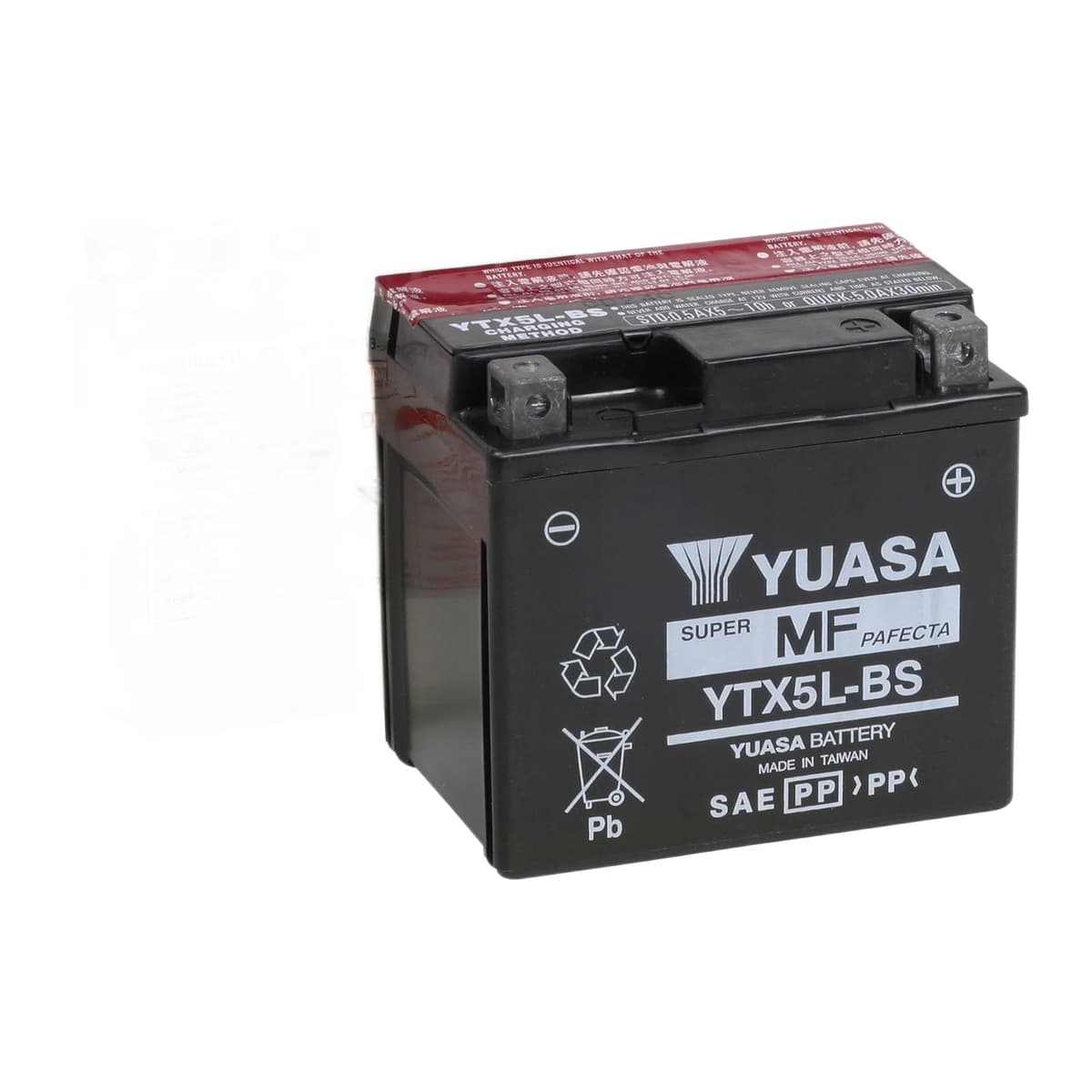 Yuasa YUAM32X5B YTX5L-BS 12V AGM Battery with Acid Pack