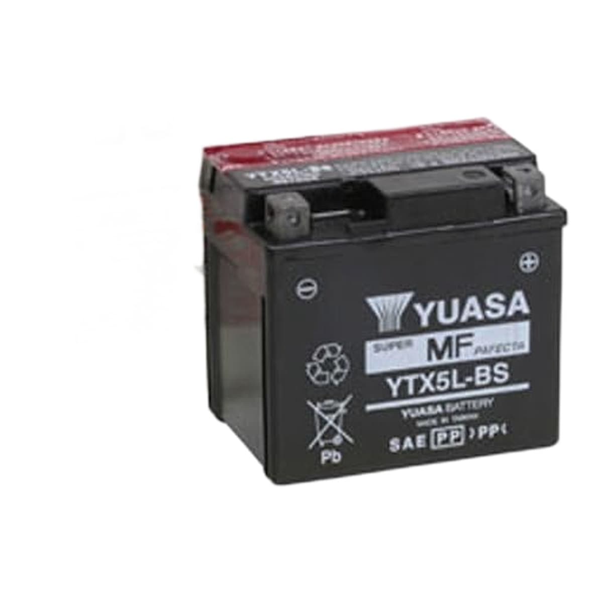 Yuasa YUAM32X5B YTX5L-BS 12V AGM Battery with Acid Pack