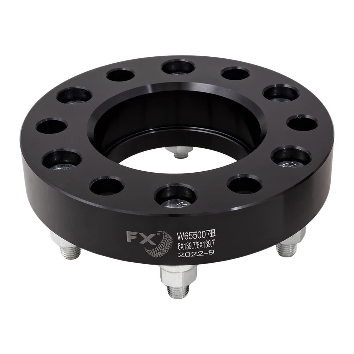 TrailFX Hub-Centric Wheel Spacer | 6x139.7 mm, 1-1/2 in, Black, Pair