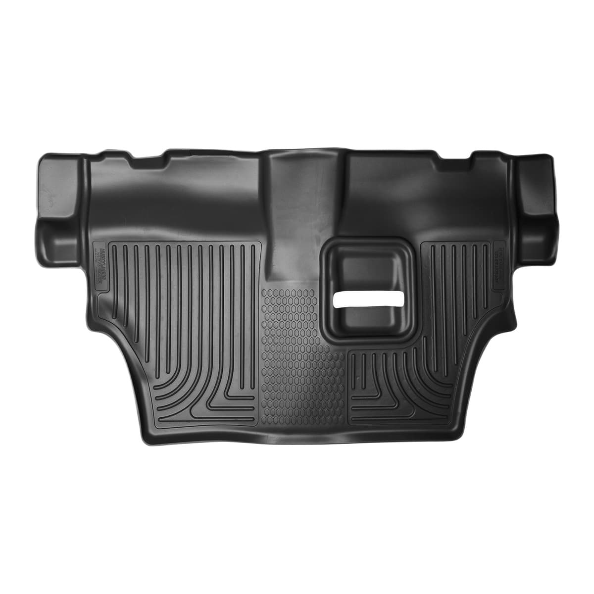 Husky Liners WeatherBeater 3rd Row Floor Liner | 2011-2026 Dodge Durango with 2nd Row Bench Seat, 1-Piece Black