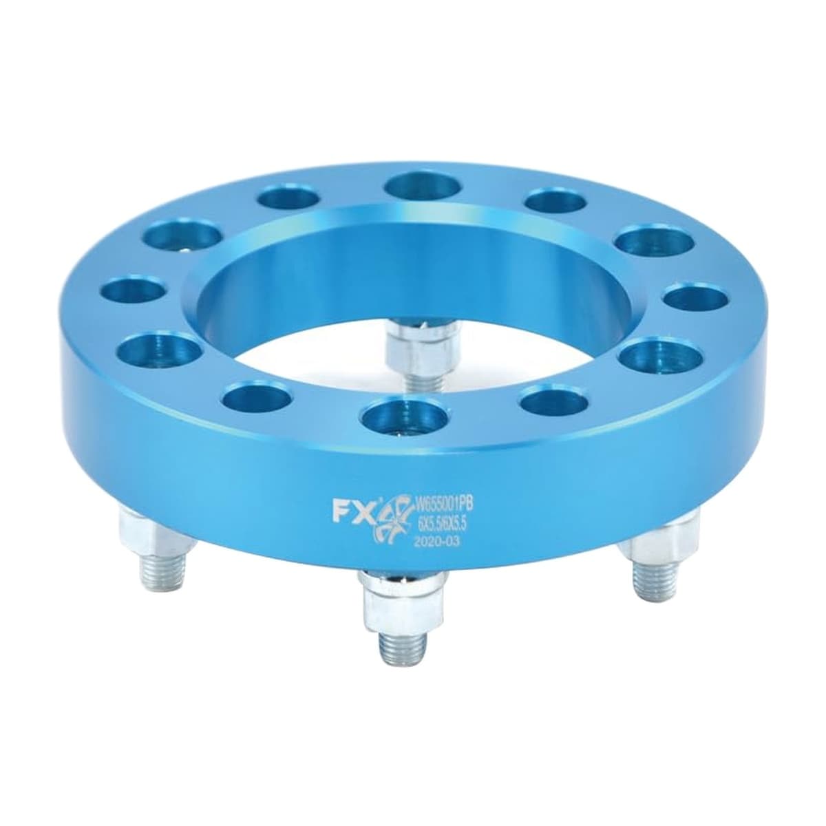 TrailFX Wheel Adapter | 6x139.7 mm, 1-1/4 in, Blue, Pair
