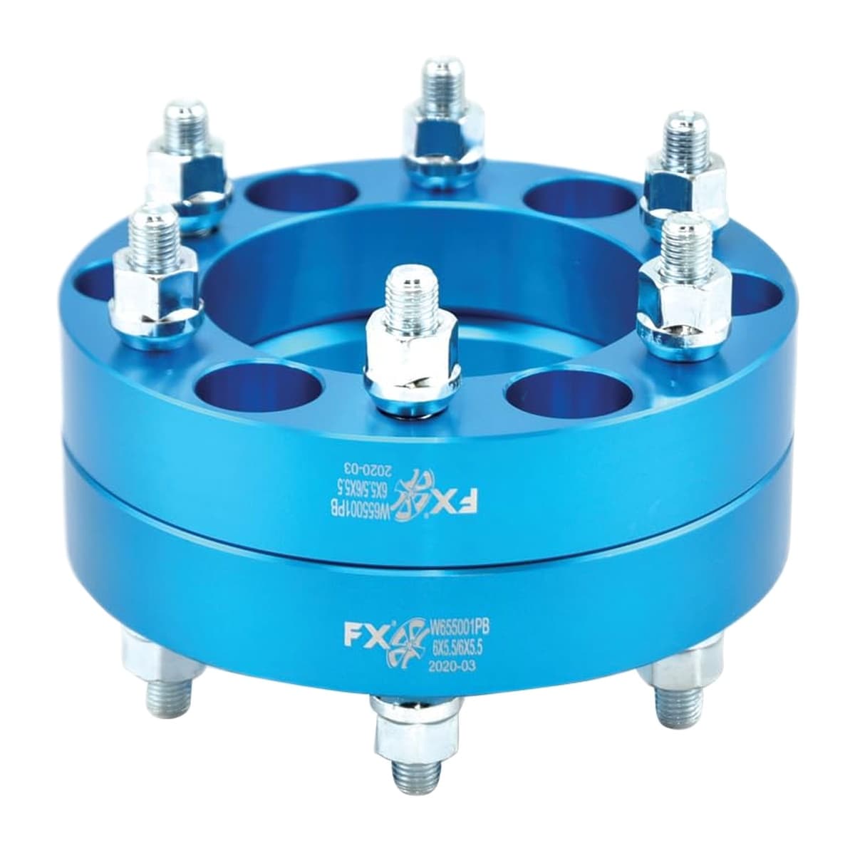 TrailFX Wheel Adapter | 6x139.7 mm, 1-1/4 in, Blue, Pair