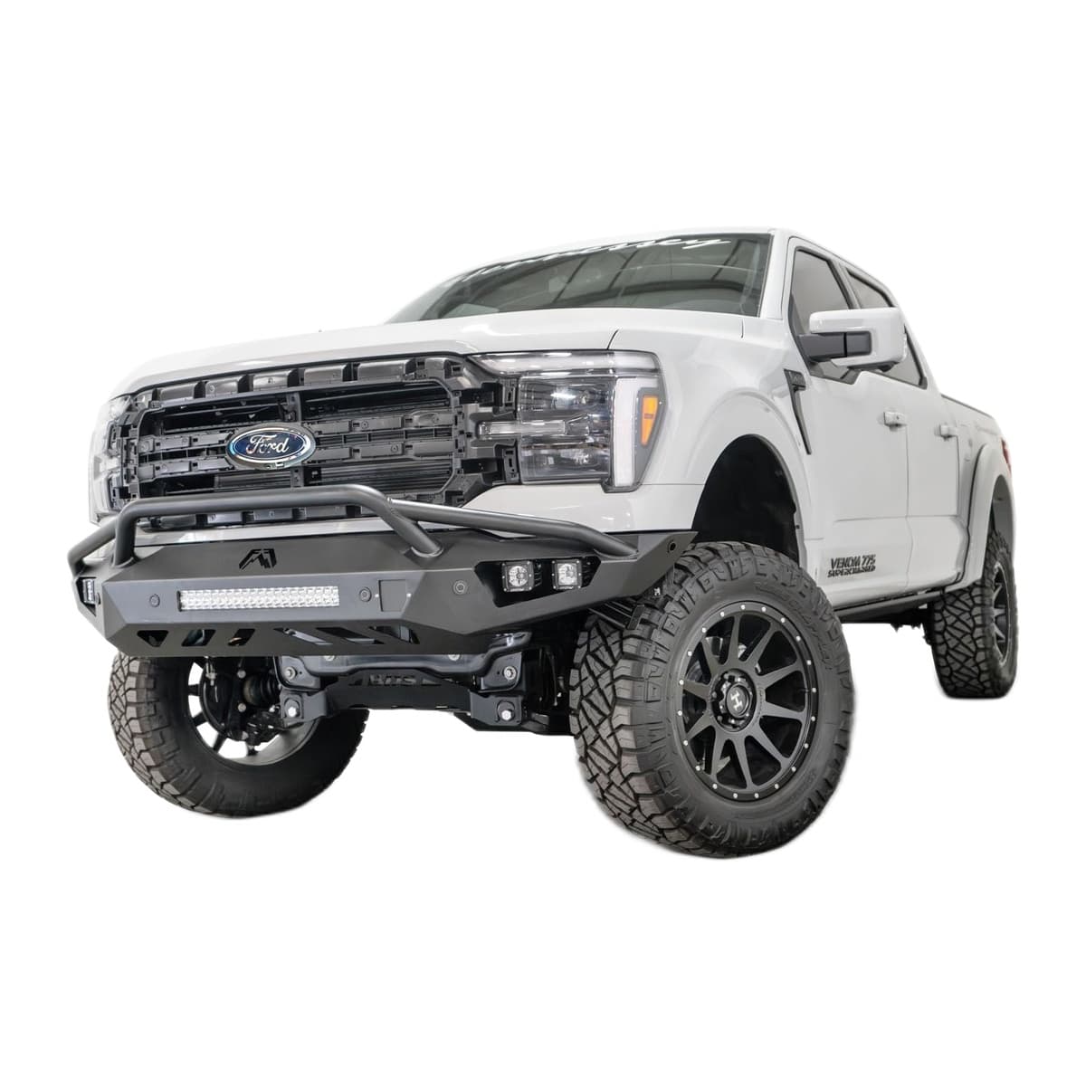 Fab Fours Gladiator (JT) Overland Rack Additional Crossmember - Matte Black
