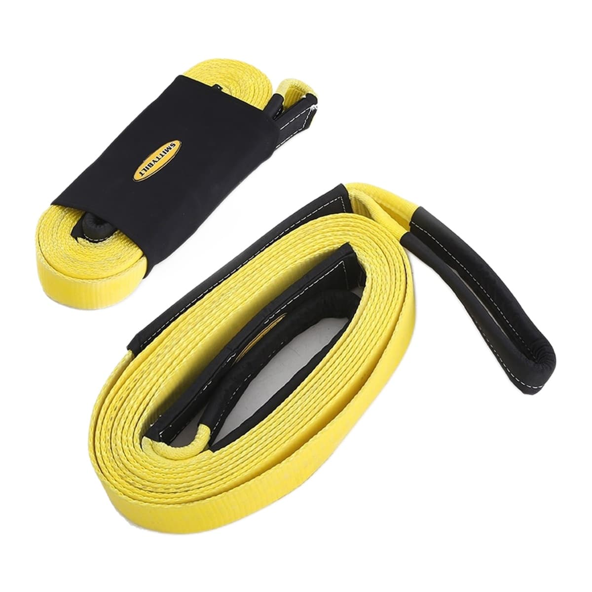 Smittybilt Recovery Tow Strap - 2 in x 20 ft, 20,000 lb