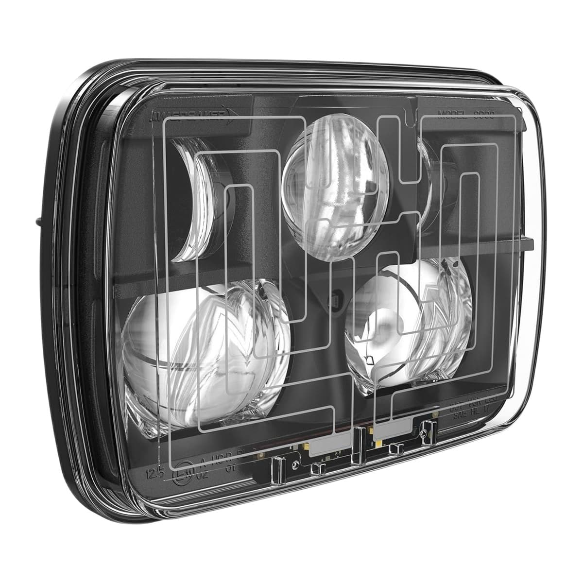 JW Speaker 12/24V LED High-Beam Auxiliary Light with Bracket Mount