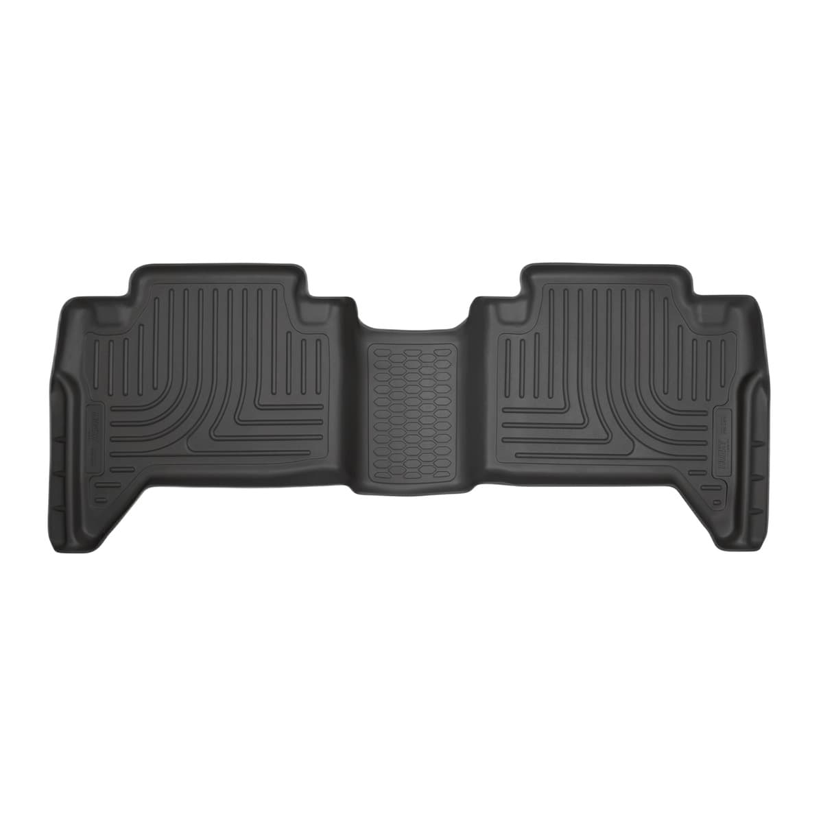Husky Liners WeatherBeater 2nd Row Floor Liner | 2016-2023 Toyota Tacoma Double Cab, Black