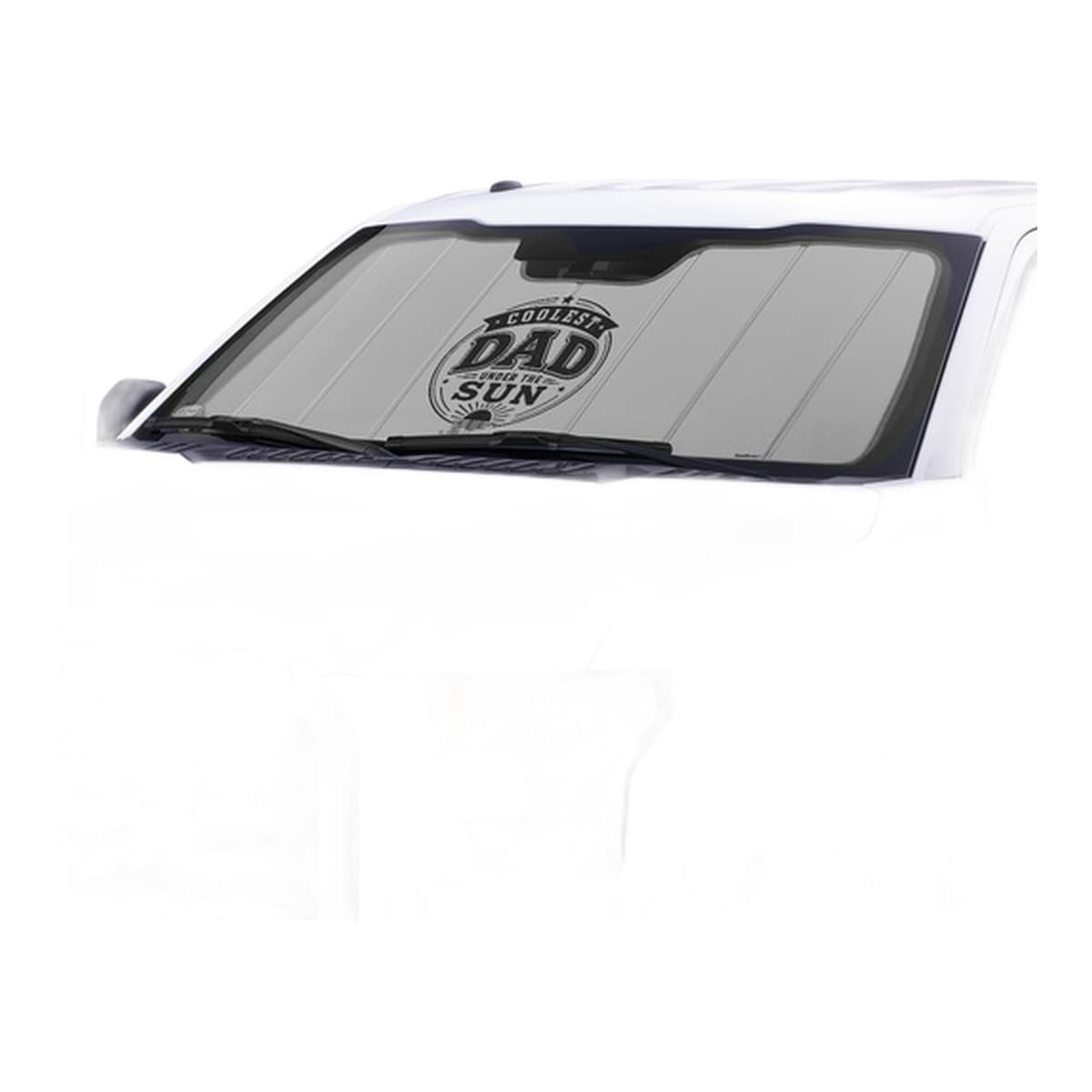 Covercraft UVS100 American Flag Custom Windshield Sunshade | 2025-2026 Ram 2500 & 3500, Silver