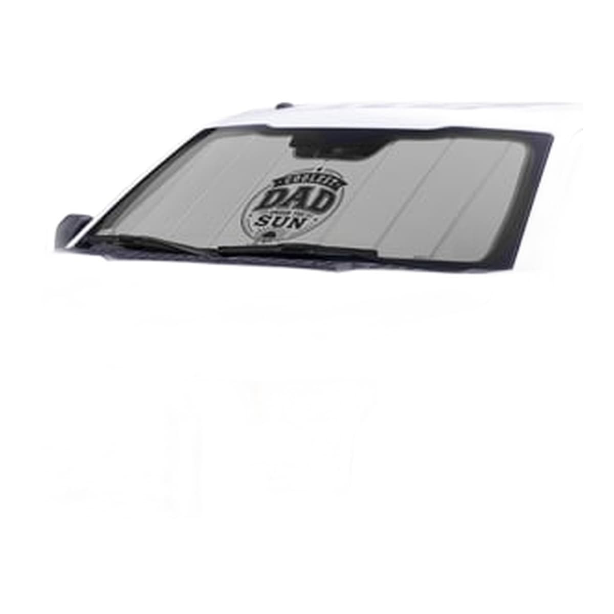 Covercraft UVS100 American Flag Custom Windshield Sunshade | 2025-2026 Ram 2500 & 3500, Silver