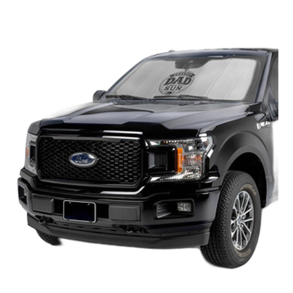 Covercraft UVS100 American Flag Custom Windshield Sunshade | 2025-2026 Ram 2500 & 3500, Silver