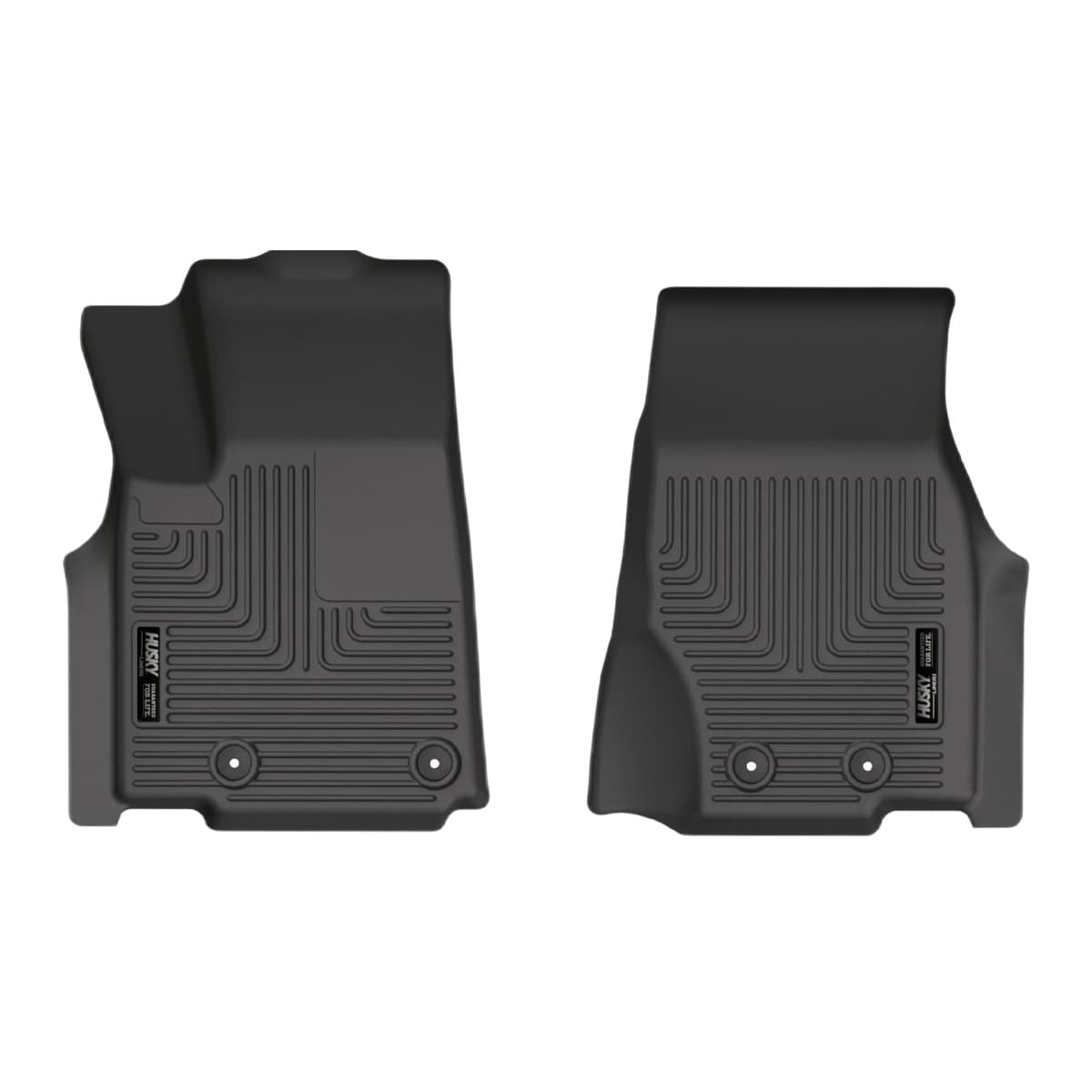 Husky Liners WeatherBeater Front Floor Liner | 2021-2026 Jeep Grand Cherokee L w/ 2nd Row Bench Seat, Black