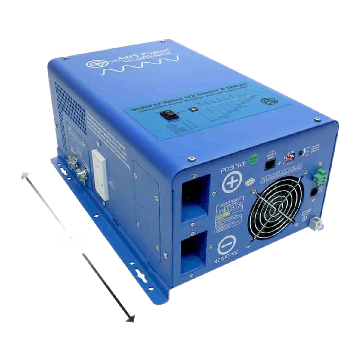 AIMS Power 2000W 12V Pure Sine Inverter/Charger with Transfer Switch