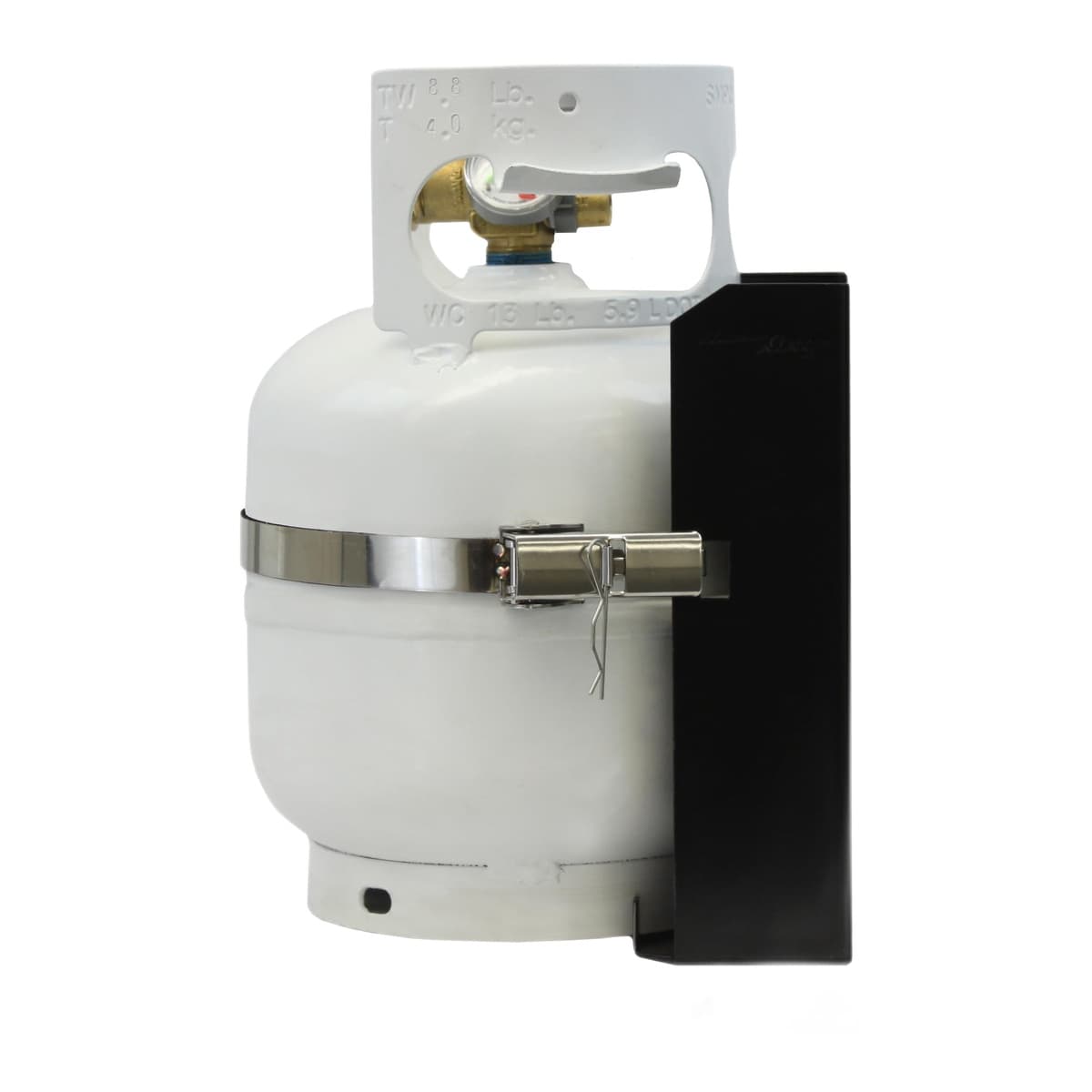 Flame King T-Racks 5-lb Propane Tank Mounting Bracket & Strap