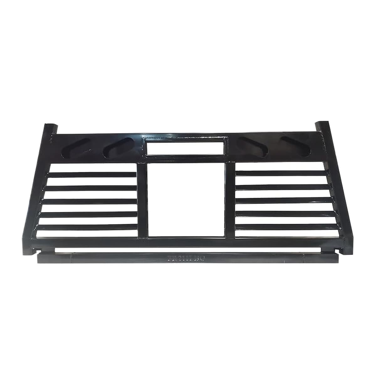 Cattleman Headache Rack | Ford F-250/F-350/F-450/F-550 Super Duty 1999-2016, Bolt-On Half Louver with Light Cutout, Powder-Coated Black