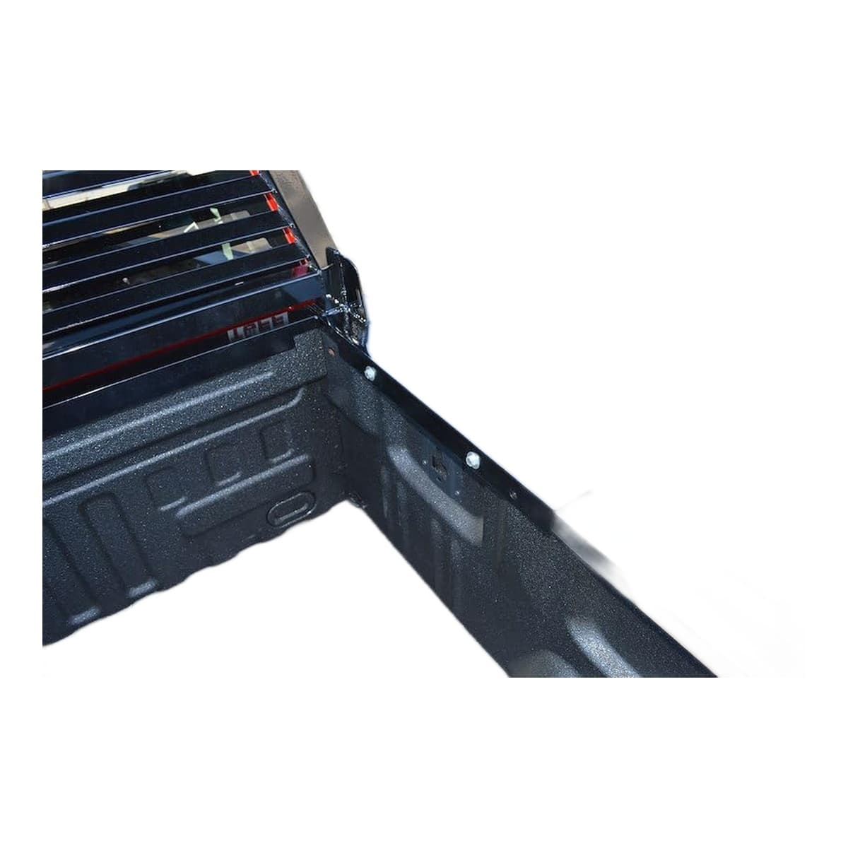 Cattleman Headache Rack | Ford F-250/F-350/F-450/F-550 Super Duty 1999-2016, Bolt-On Half Louver with Light Cutout, Powder-Coated Black