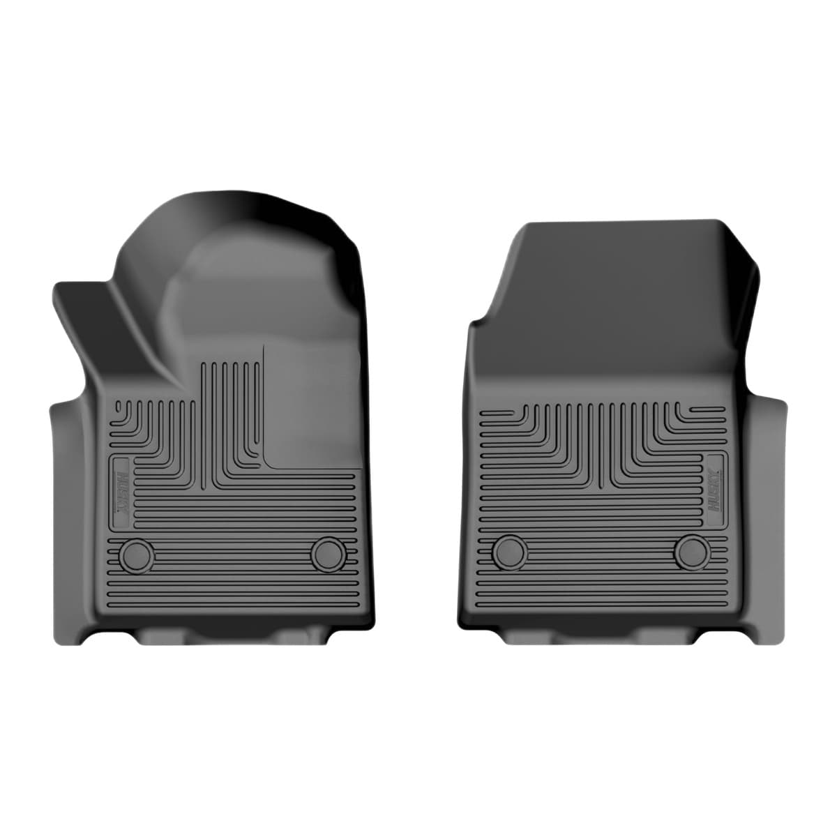 Husky Liners WeatherBeater Front Floor Liners | 2024-2026 Chevrolet Silverado EV & GMC Sierra EV, Black