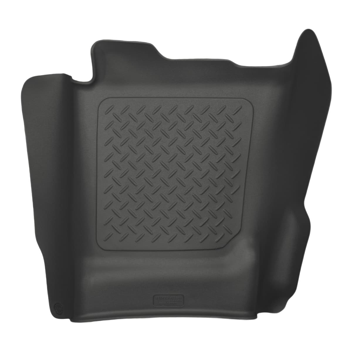 Husky Liners WeatherBeater Center Hump Floor Mat | 2014-2019 Chevrolet Silverado & GMC Sierra 1500 Double Cab/Crew Cab (2019 LD Only) & 2015-2019 Silverado/Sierra 2500/3500 Double Cab/Crew Cab, Black