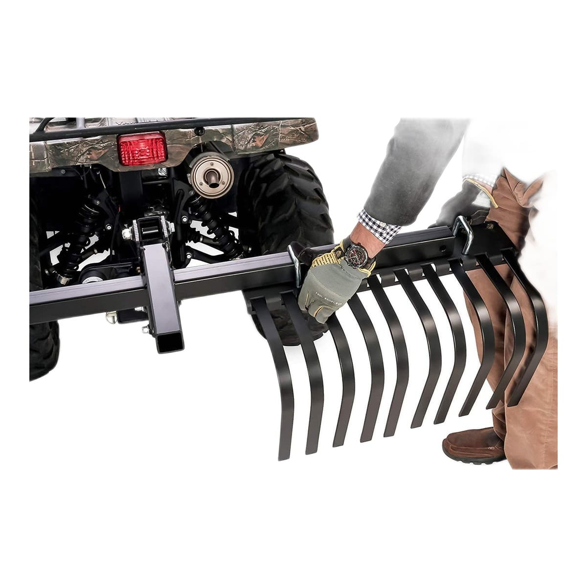 Black Boar ATV/UTV Landscape Rake Implement (66002)