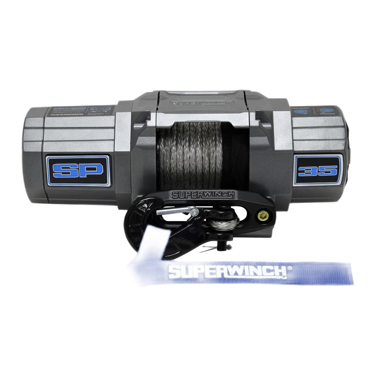 Superwinch SP 35SR Powersports Winch, 3500 lb, Synthetic Rope (1135250)