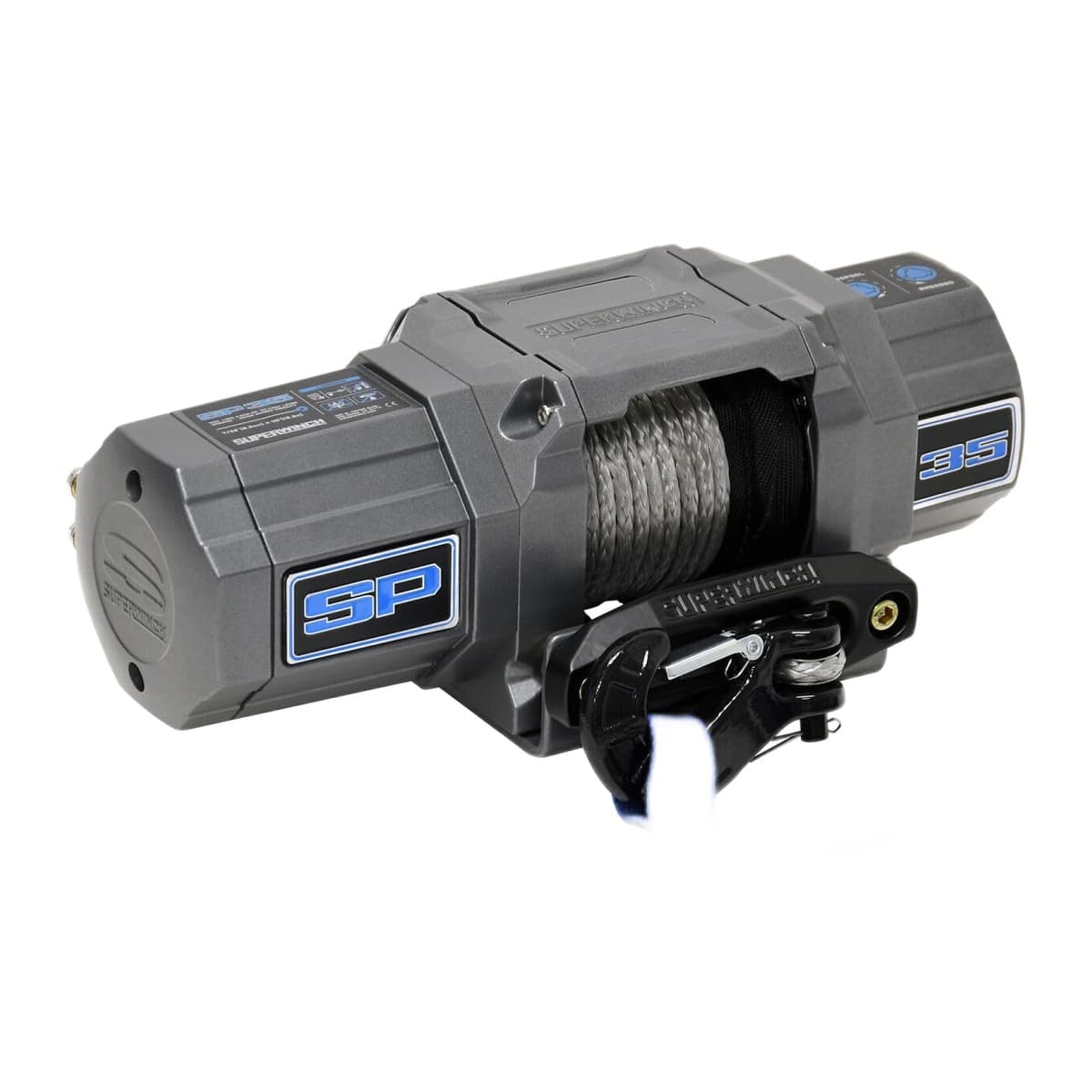 Superwinch SP 35SR Powersports Winch, 3500 lb, Synthetic Rope (1135250)