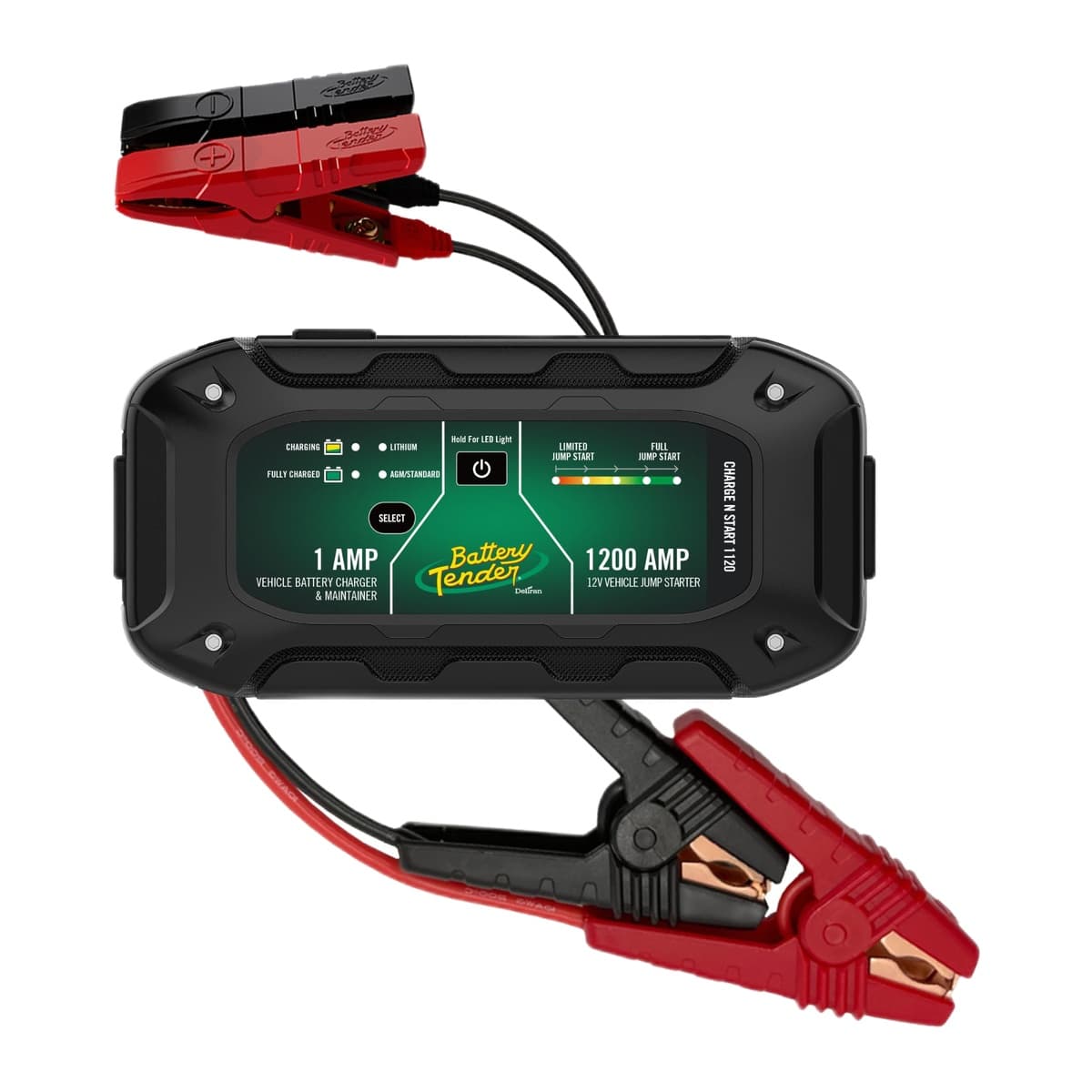 Battery Tender Charge N Start 1120 12V/1A Smart Charger & 1200A Jump Starter