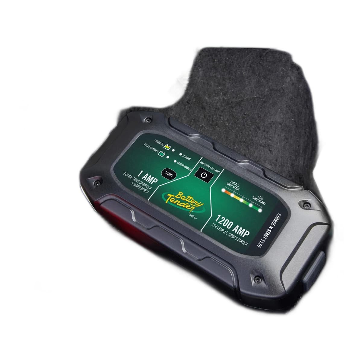 Battery Tender Charge N Start 1120 12V/1A Smart Charger & 1200A Jump Starter