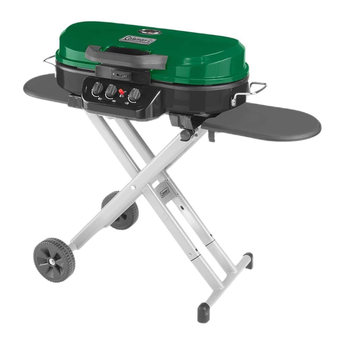 Coleman RoadTrip 285 Stand-Up Portable Propane Grill, Green