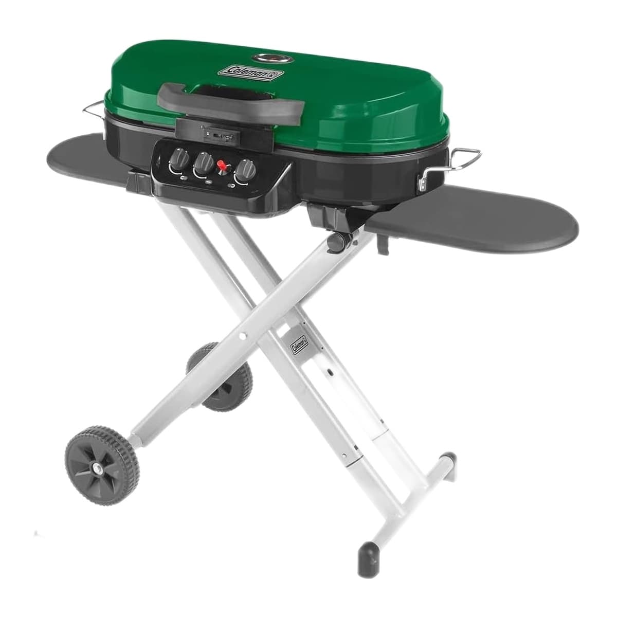Coleman RoadTrip 285 Stand-Up Portable Propane Grill, Green