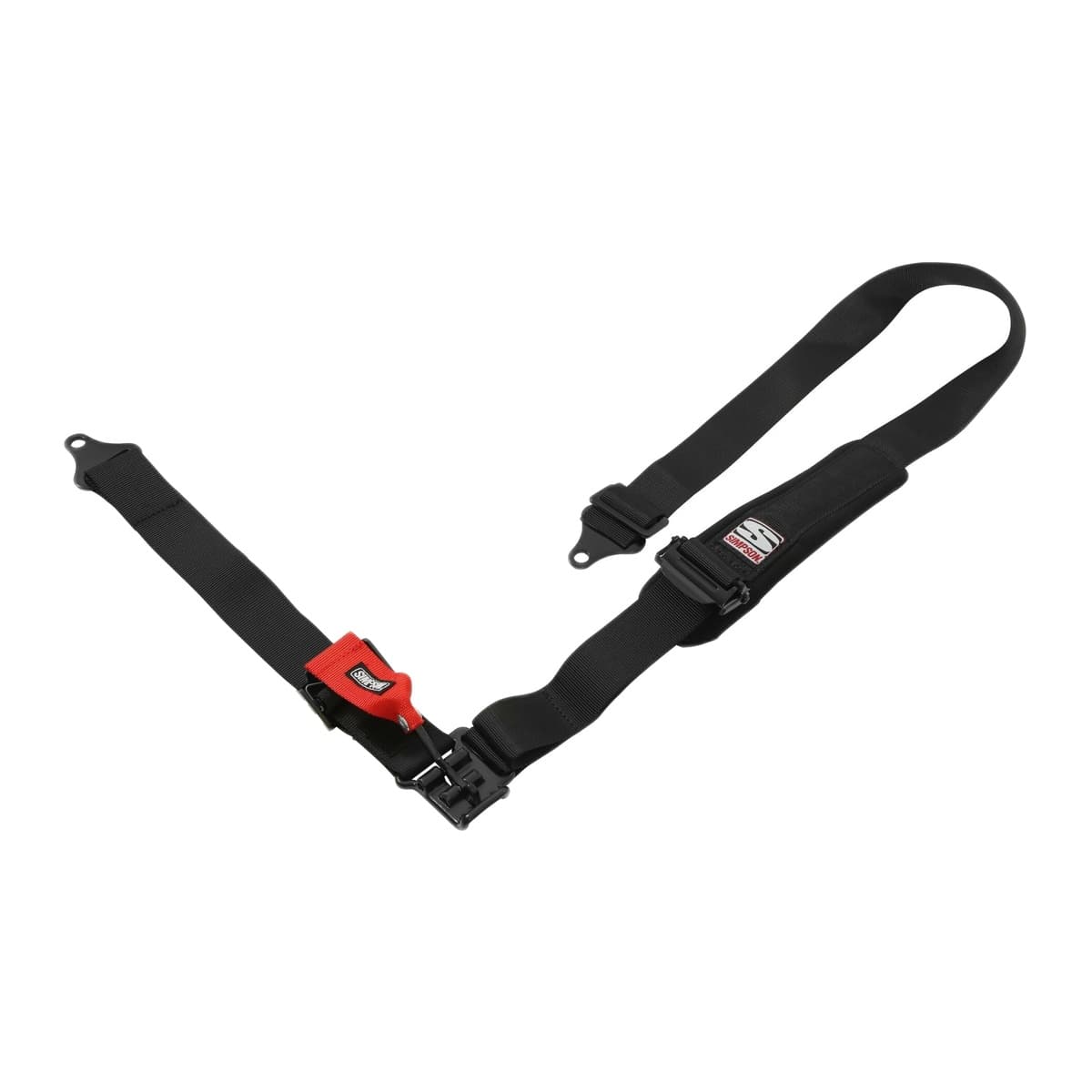 Simpson D3 5-Point Off-Road Harness - 2" Bolt-In with Pads, Black
