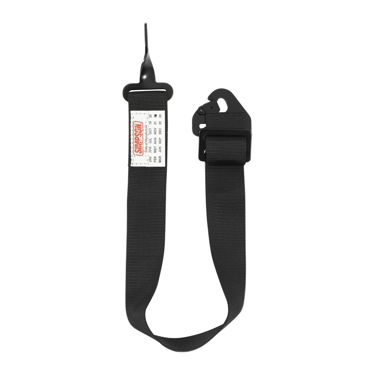 Simpson D3 5-Point Off-Road Harness - 2" Bolt-In with Pads, Black