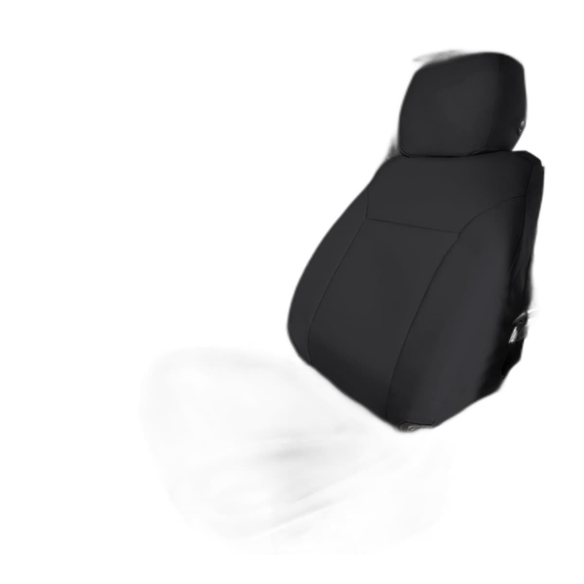 Covercraft Endura PrecisionFit Custom Seat Covers | Front Row, 2019-2022 Chevrolet Silverado & GMC Sierra, Black, 40/20/40 Bench, Opening Console, Under-Seat Storage