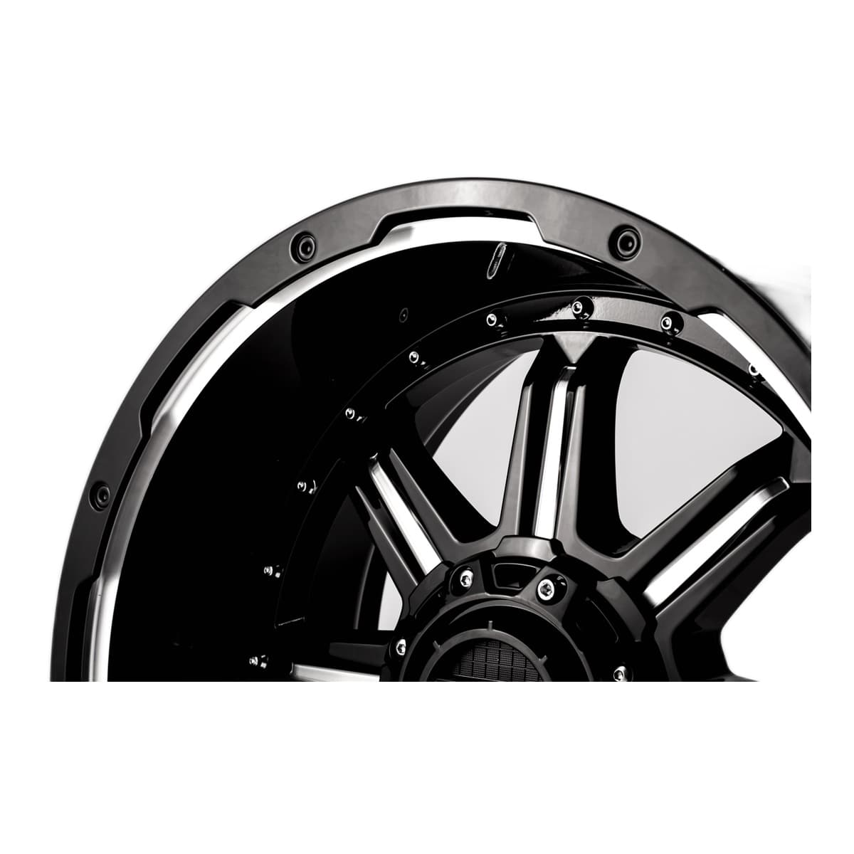 Grid Off-Road GD10 Wheel | 17x9.0, 5x150, 15mm Offset, Gloss Black / Milled