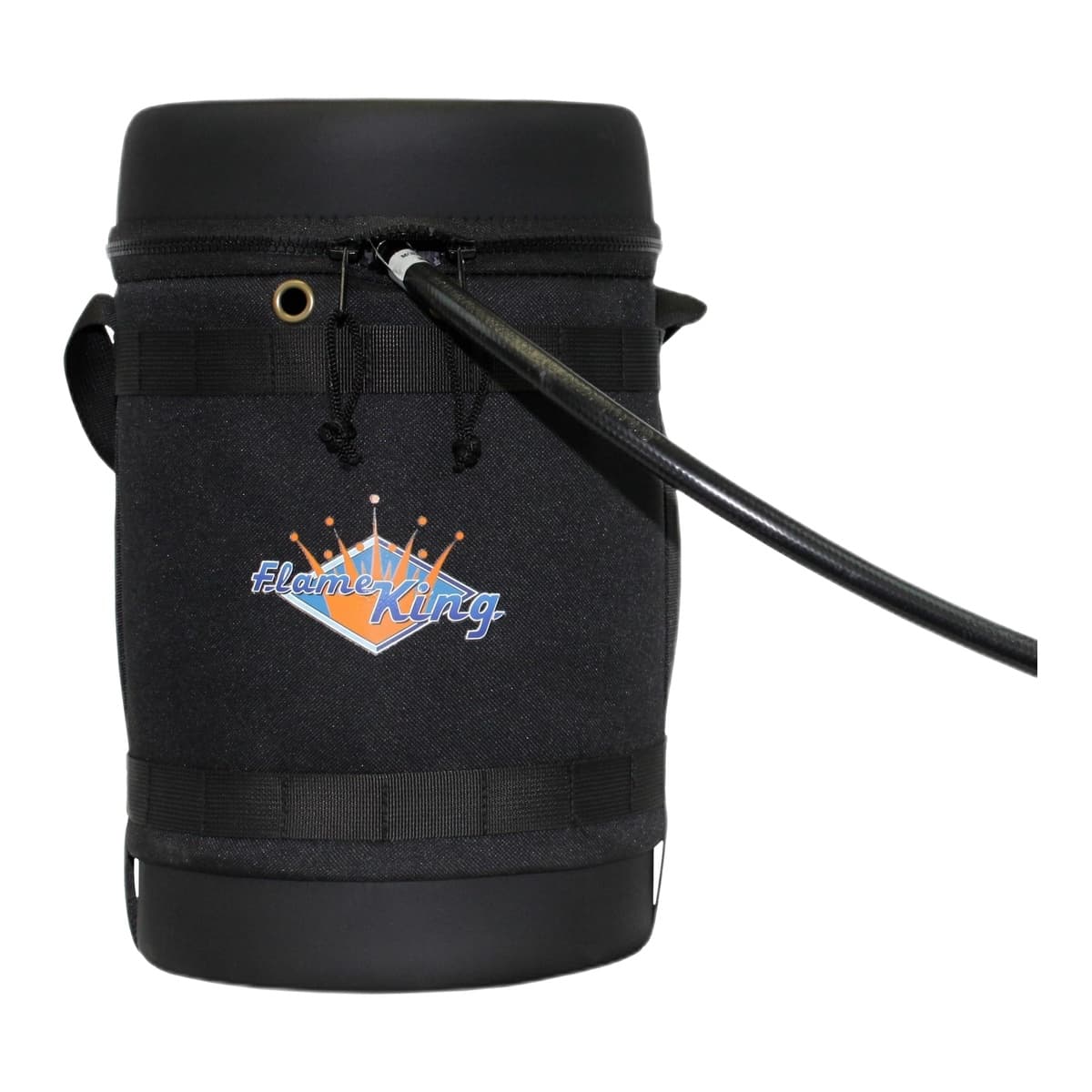 Flame King Gas Hauler Kit with 5-lb Propane Tank & Rubber Hose