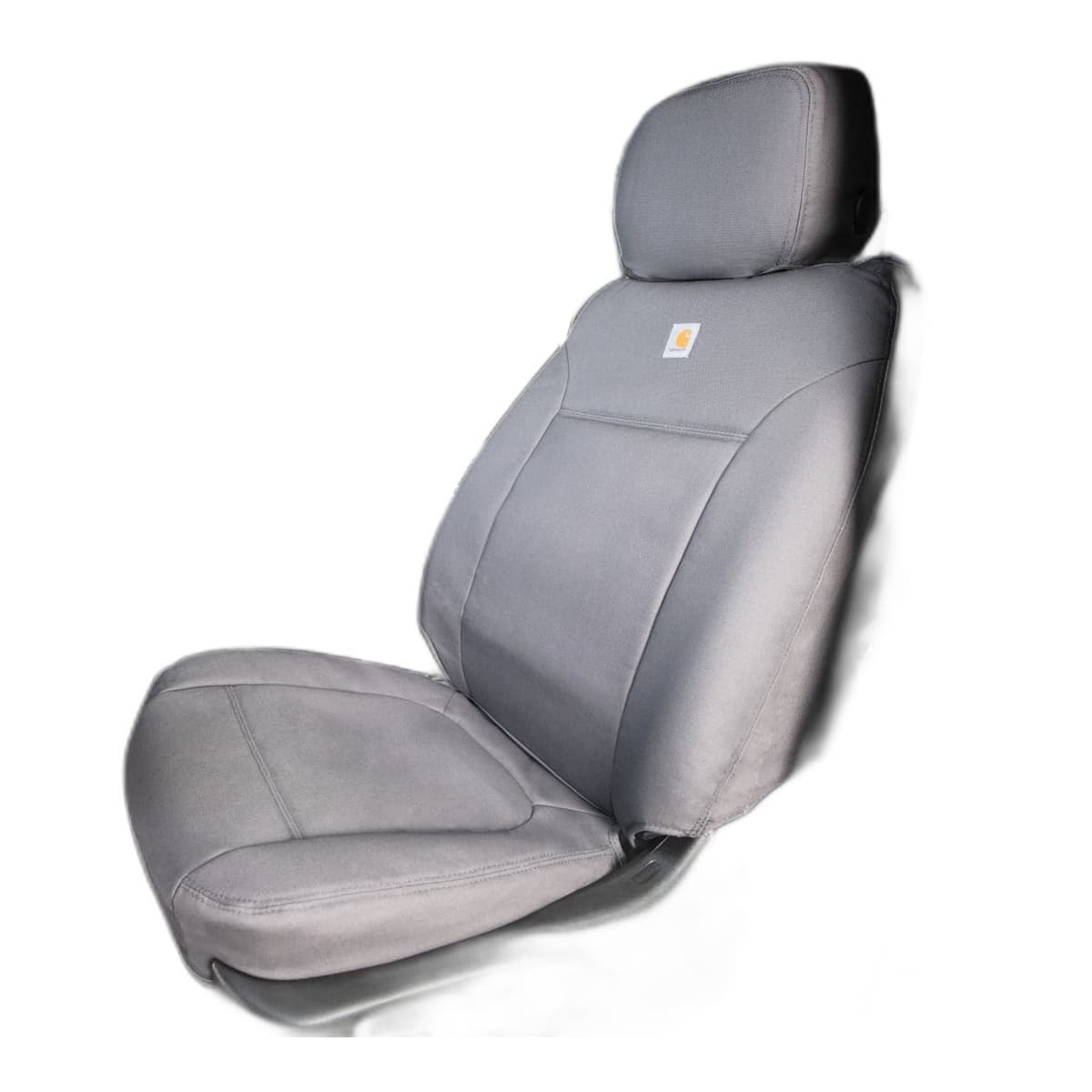 Covercraft Carhartt PrecisionFit Custom Seat Covers | Front Row, 2012-2016 Ford F-250 & F-350 Super Duty, Carhartt Gravel, Bucket Seats