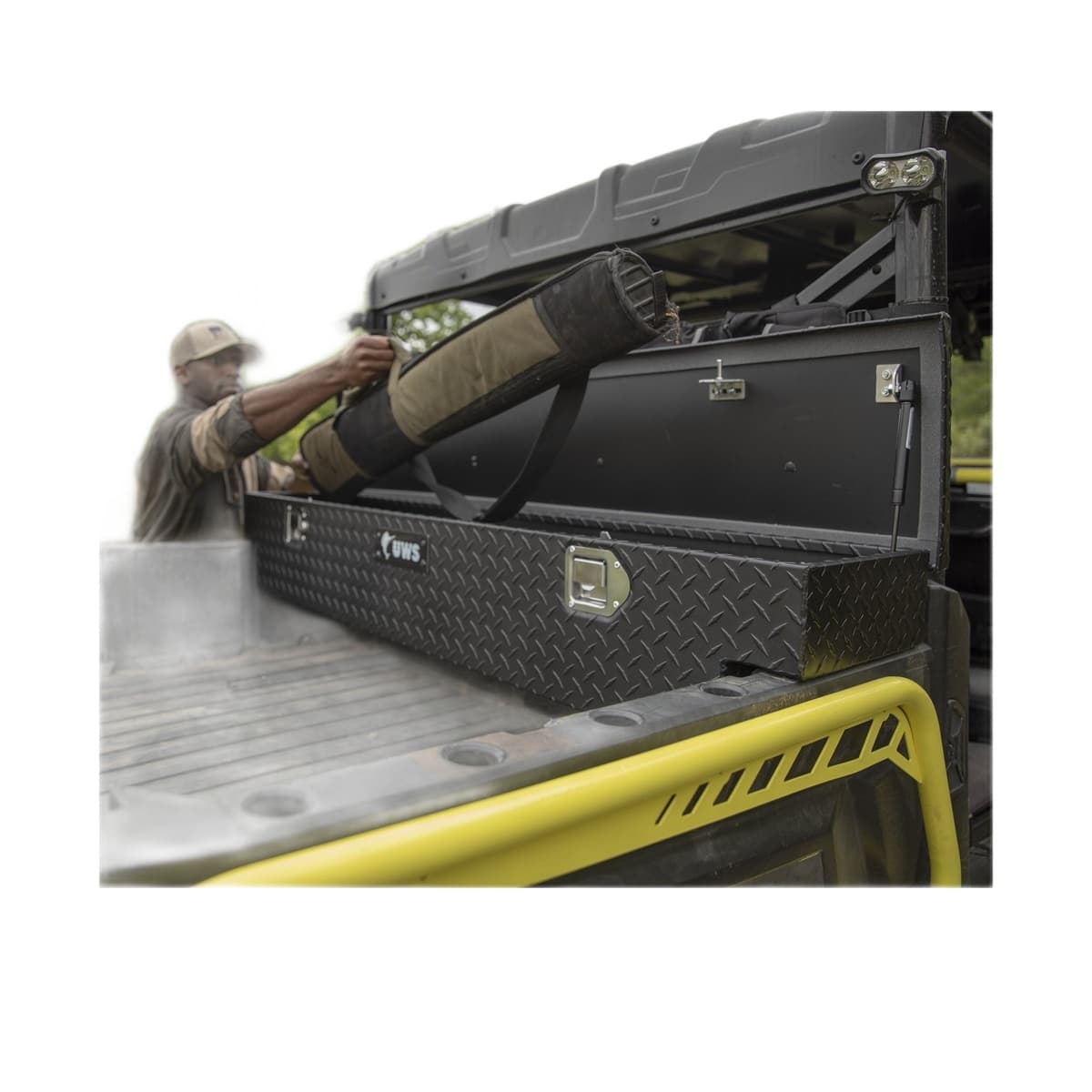 UWS 59" Single-Door Crossover UTV Tool Box, Matte Black (UTV-59-MB)