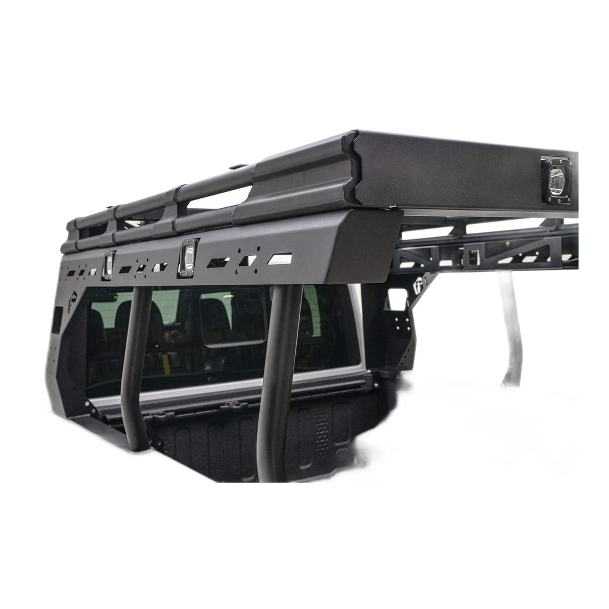Fab Fours Gladiator (JT) Overland Bed Rack - Matte Black