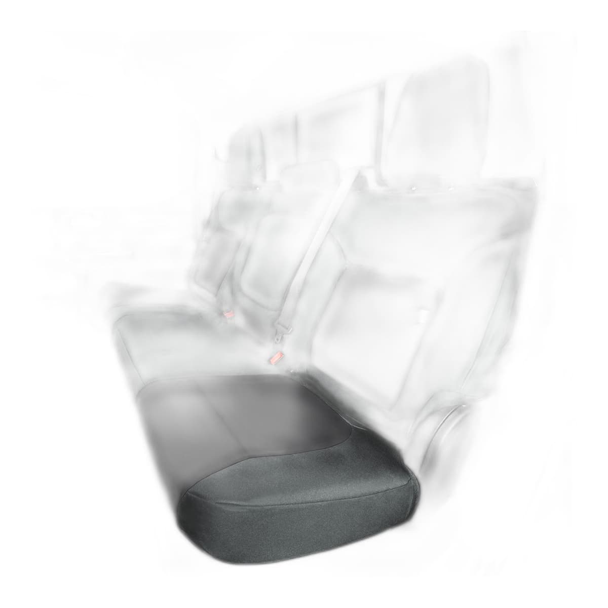 Covercraft Endura PrecisionFit Custom Seat Covers | 2nd Row, 2019-2026 Ram 2500/3500 Crew Cab Solid Bench, Black/Charcoal