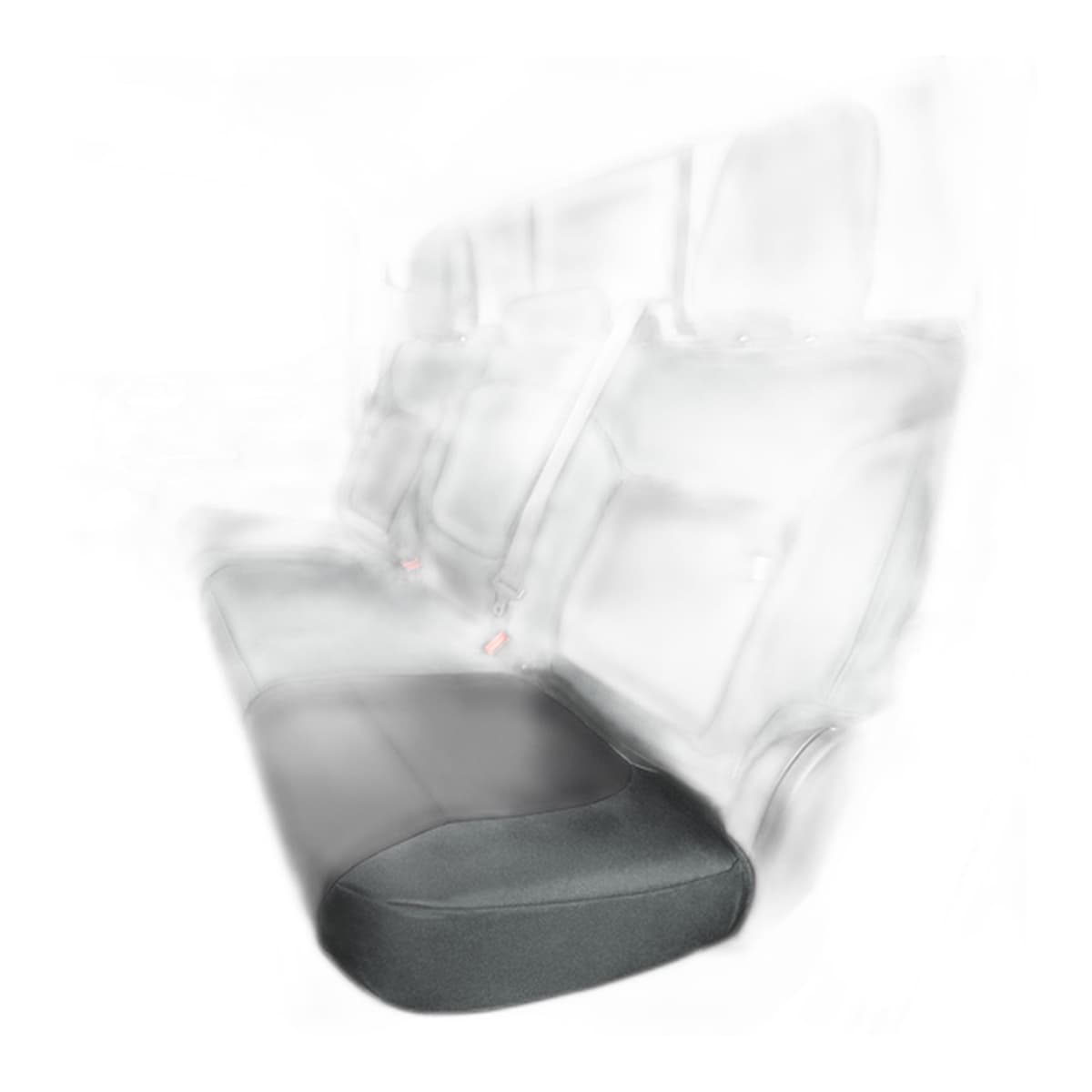 Covercraft Endura PrecisionFit Custom Seat Covers | 2nd Row, 2019-2026 Ram 2500/3500 Crew Cab Solid Bench, Black/Charcoal