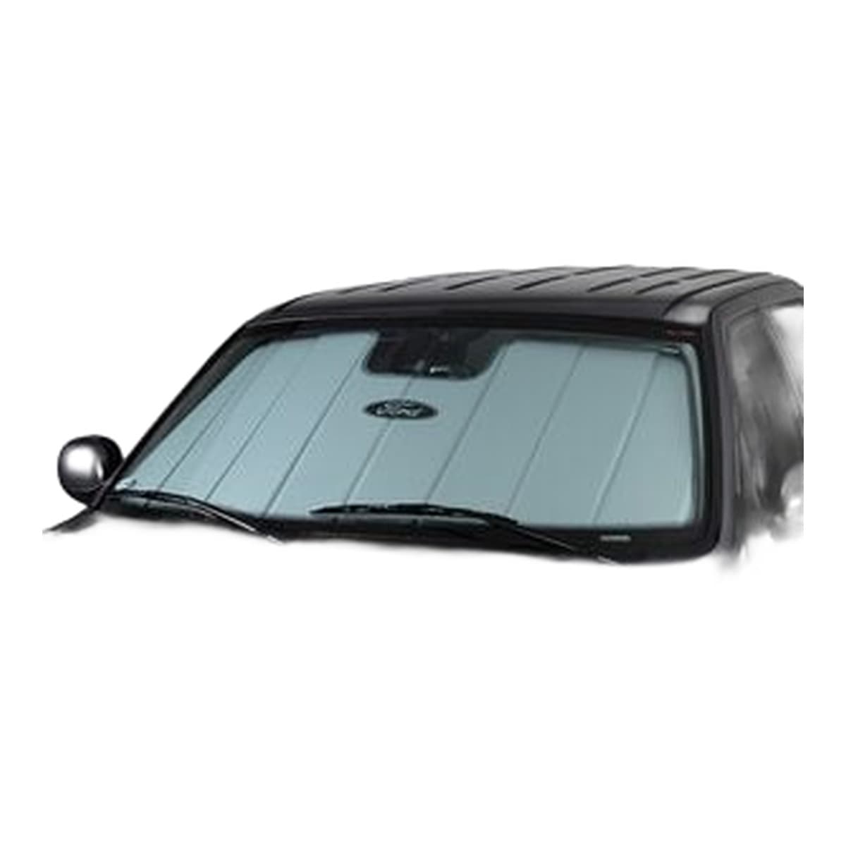 Covercraft UVS100 Ford Logo Custom Windshield Sunshade | 2021-2026 Ford F-150 & F-150 Lightning, Silver