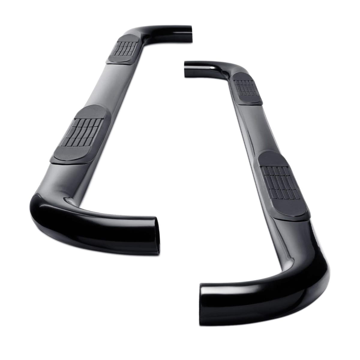Steelcraft 3" Round Nerf Bars, Black - 1995-1999 Chevy Tahoe & GMC Yukon 4-Door
