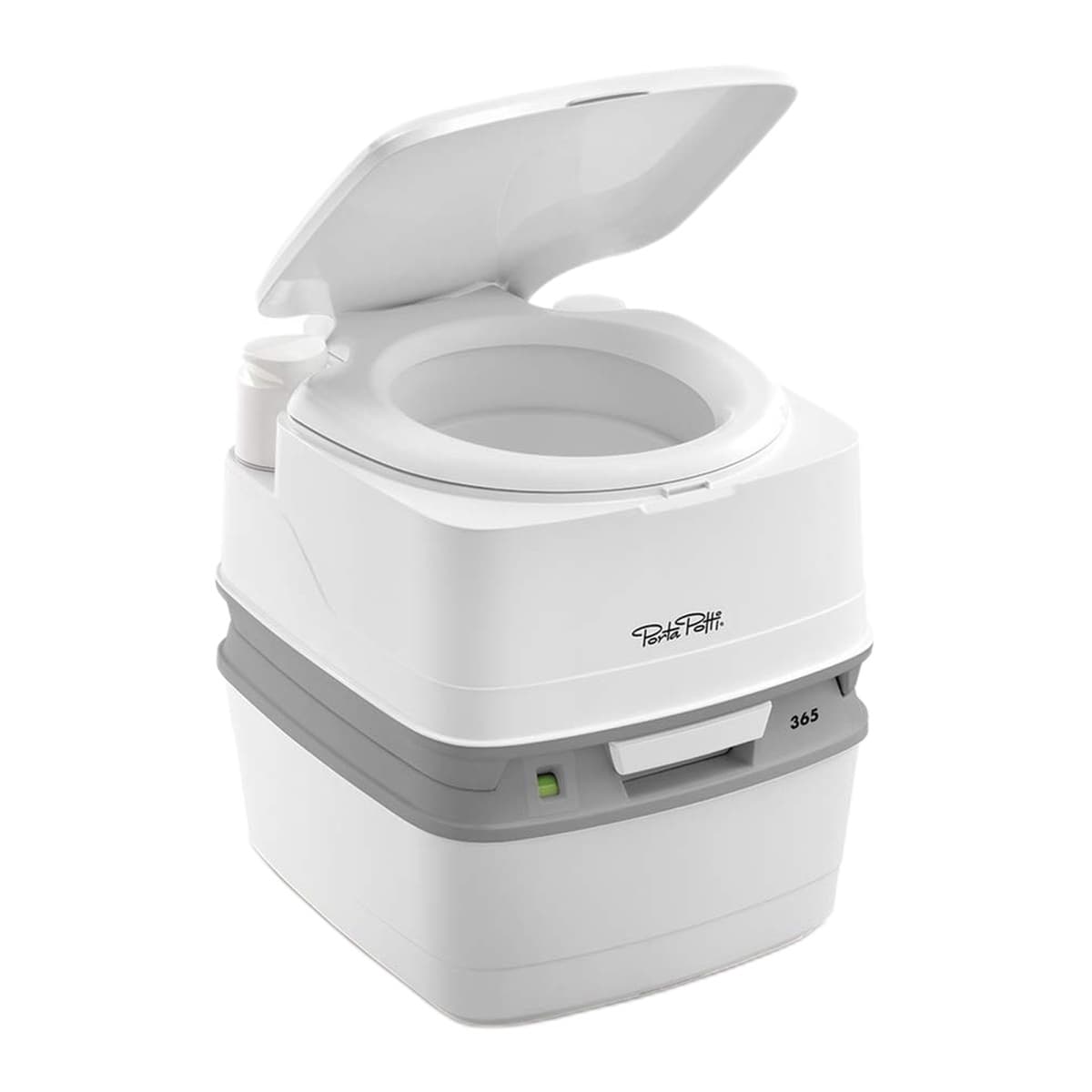 Thetford Porta Potti 365 Portable Toilet - 5.5 Gallon, White/Gray