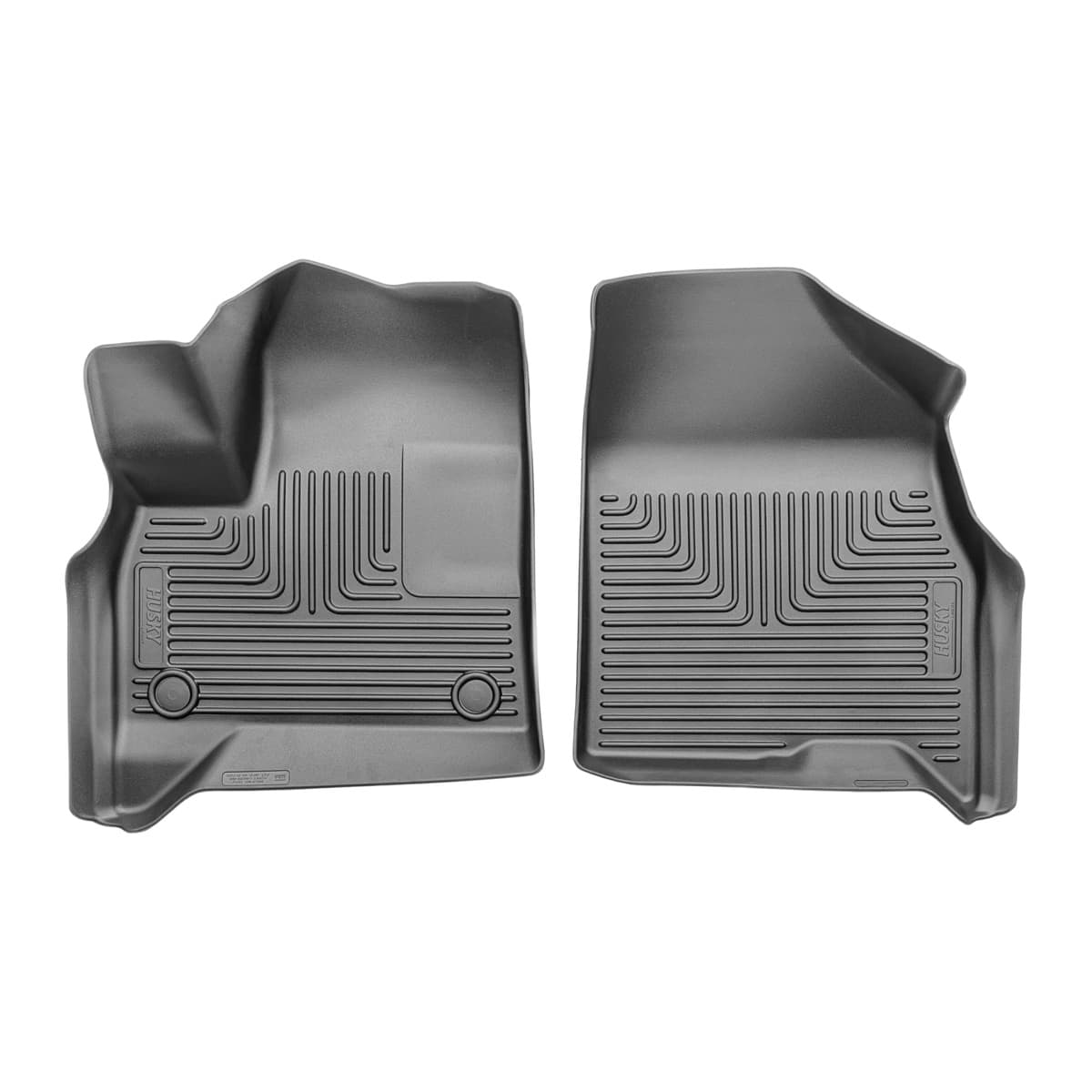 Husky Liners WeatherBeater Front Floor Liners | 2021-2026 Ford Bronco Sport / 2022-2026 Ford Maverick (Gas Only), Black