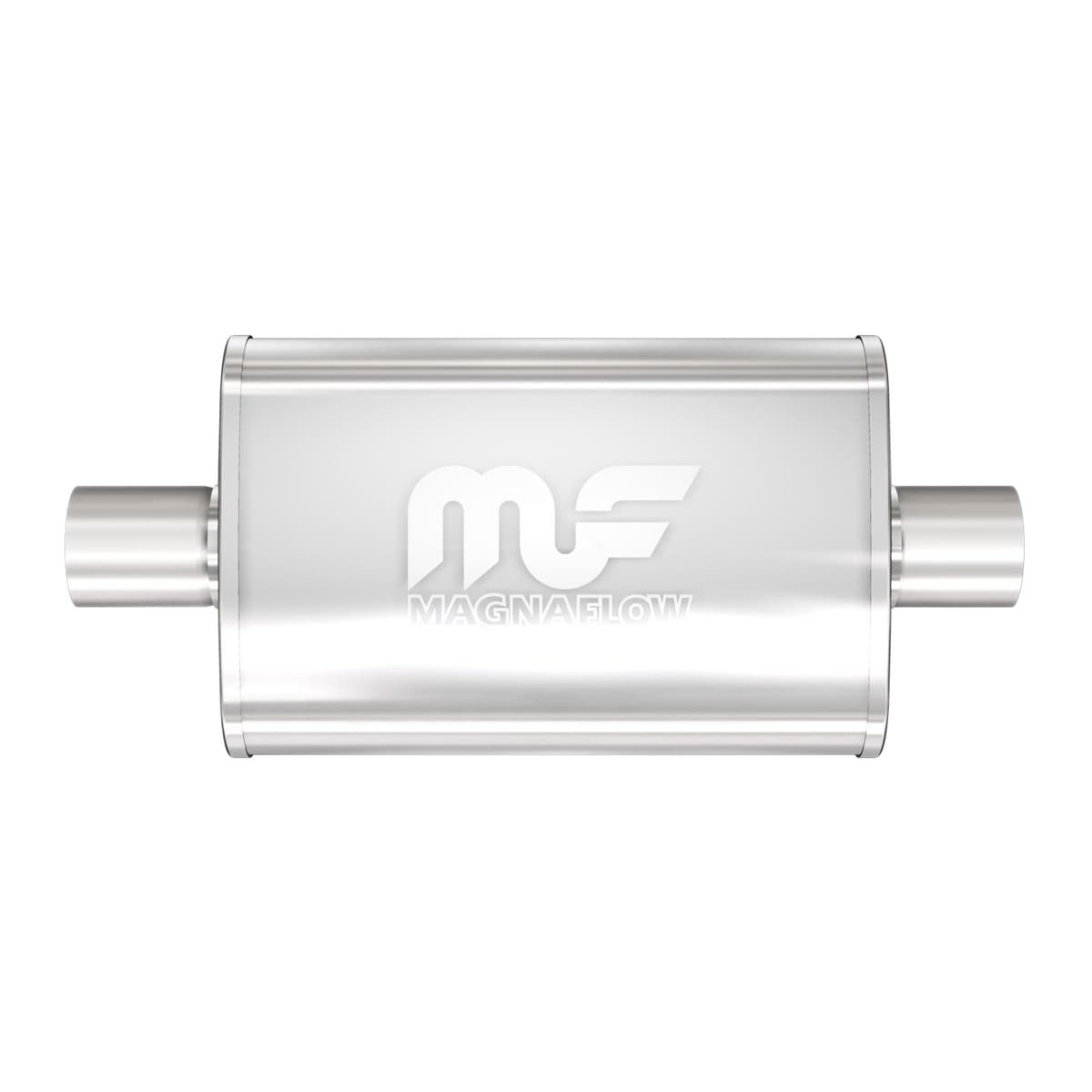 MagnaFlow Performance Muffler - 2.5" Center/Center, Stainless